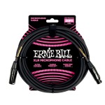 Ernie Ball 6388 Cavo Microfonico PVC Nero 6m