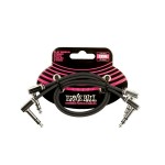 Ernie Ball 6405 Flat Ribbon Stereo Patch Cable 30,48cm 2-Pk