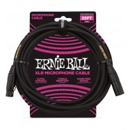 Ernie Ball 6073 Cavo Cannon Maschio - Cannon Femmina 7.62 mt Nero