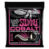 Ernie Ball 2737 Super Slinky Cobalt 5 Cordiera per Basso 5 Corde 040-125