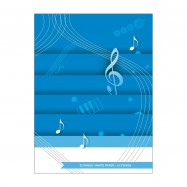 Hal Leonard HLE70 Quaderno Pentagrammato 12 Righi 32 Pagine