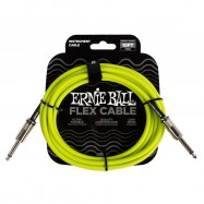 Ernie Ball 6414 Flex Cavo Jack 6,3 - Jack 6,3 Serie Flex Verde 3 mt