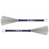 VIC FIRTH AB-HB HERITAGE BRUSH SPAZZOLE IN METALLO