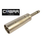 Cobra CKX-036 Adattatore Jack 6.3 mm Maschio Mono/XLR Maschio