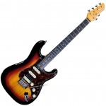 Eko Aire V-NOS Sunburst Chitarra Elettrica Stile Stratocaster