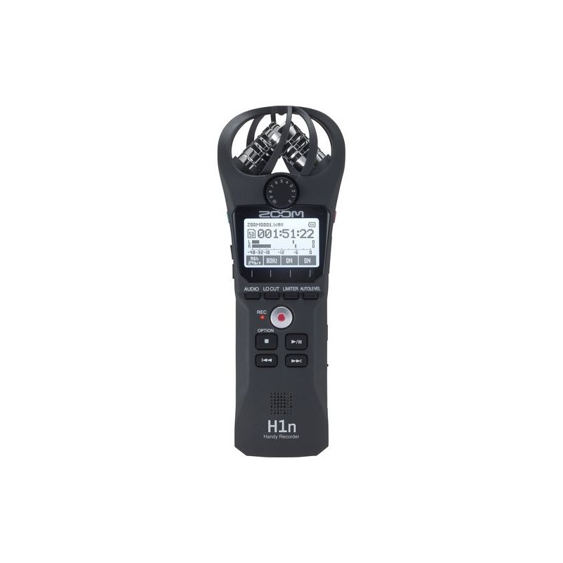 Zoom H1n Registratore Vocale Digitale Professionale Portatile per Audio  Micro SD