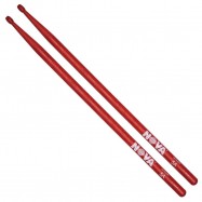 Vic Firth N5AR 5A Nova Red Bacchette 5A Punta Ovale Rosse