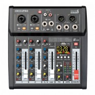 Italian Stage 2MIX4PRO Mixer 4 Canali con Effetti e Usb