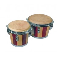 Roadster STV377 Coppia Bongos in legno Bicolore 7.5" + 8.5"