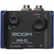 Zoom AMS-22 Interfaccia audio per registrazione e streaming 2-In 2-Out