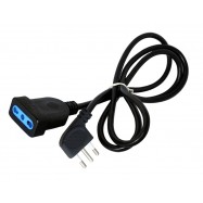 Karma CC 9504B Prolunga Elettrica 3mt con Spina 16A e Presa Bipasso