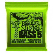 Ernie ball 2836 Regular Slinky Cordiera per Basso Elettrico 5 Corde 050/105