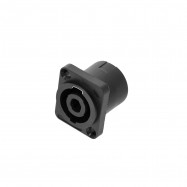 Adam Hall Connectors 4 STAR P SM4 BLK Connettore Speakon 4 Poli da Pannello