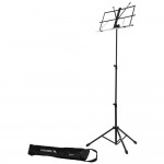 Proel RSM600 Leggio Pieghevole Regolabile in Altezza con Custodia Nero