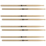ProMark Classic Forward 5A Hickory 4-Pack di 4 Coppie Bacchette 5A