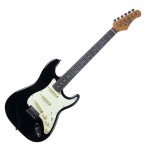 EKO ST-400 Black Chitarra Elettrica Tipo Stratocaster Nera