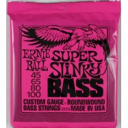 Ernie Ball 2834 Super Slinky Cordiera per Basso 4 Corde 045/100
