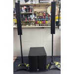 Hk Audio Elements Gala Sistema a colonna 1 Sub Gala 15 + 2 Diffusori Elements E 835 con...