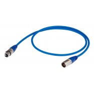 Proel STAGE275LU3BL Cavo XLR 3 Poli Maschio - XLR 3 Poli Femmina 3 mt Colore Blu