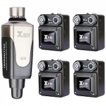 XVive U4R4 In-Ear Monitor Kit Set 1 Trasmettitore + 4 Ricevitori Wireless