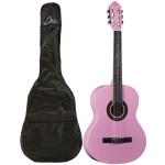 Eko CS-10 Pink Satin Chitarra classica 4/4 Satinata con Borsa