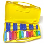 Alysee MT25-C-YL Giallo Metallofono Cromatico 25 note con Custodia Gialla