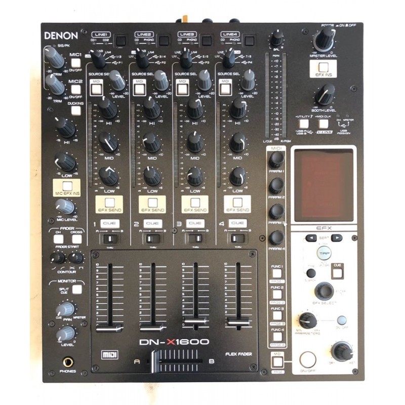 DENON DNX1600 MIXER DJ USATO