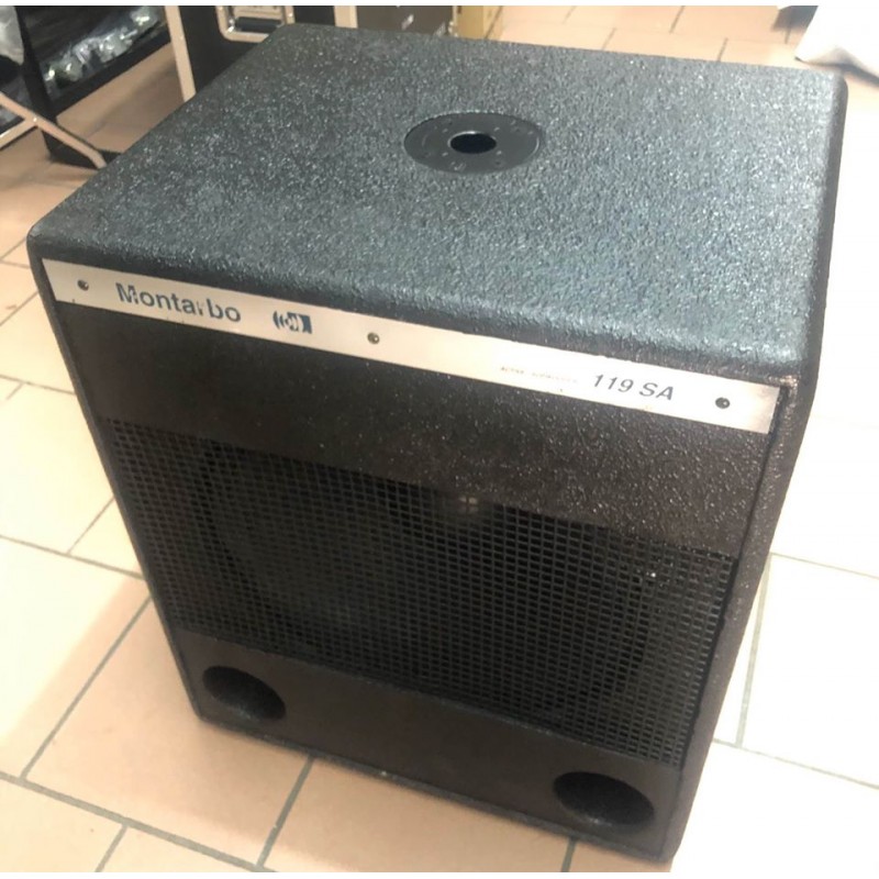 MONTARBO 119SA SUBWOOFER AMPLIFICATO 600 WATT RMS USATO