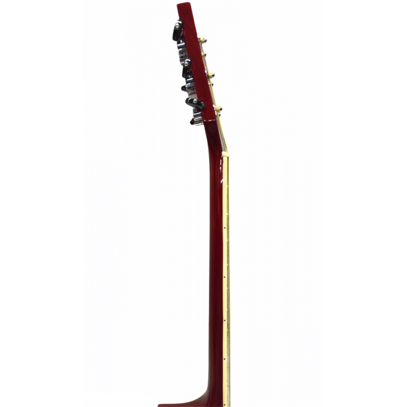 EKO GUITARS - NXT A100 SEE THROUGH BLACK, akoestische gitaar top van sparren, kozijnen en bodem van mahonie, toets uit South American Roupana, kleur zwart