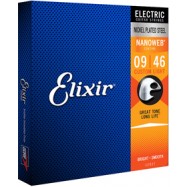 Elixir 12027 Nanoweb Custom Light Electric 09-46 x Chitarra Elettrica