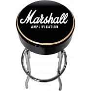Marshall Guitar Bar Stool 76cm Sgabello in alluminio con Logo