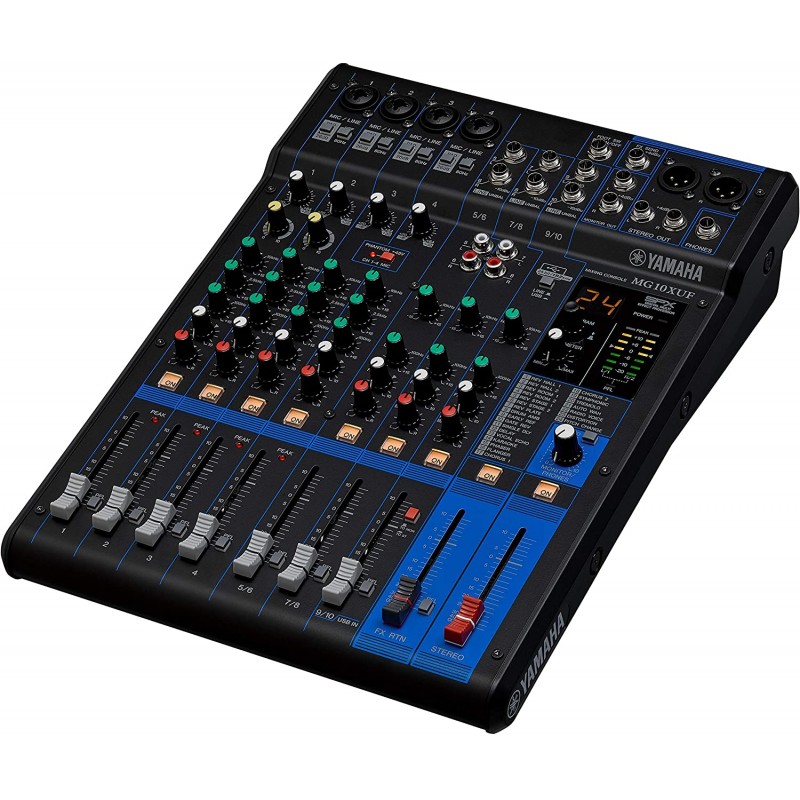 Yamaha MG10XUF Mixer 10 Canali con Effetti Con Slider