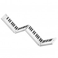 Carry On 88 Pianoforte Digitale/Controller MIDI 88 Tasti Portatile Bianco Pieghevole