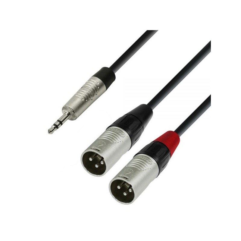 LINK LKC3520 Cavo Audio Stereo Jack 3,5 Mm | Maschio-Maschio | 2 Metri | Nero | Per Collegare Smartphone O MP3 A Impianto Hi-Fi O Auto
