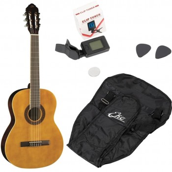 Valencia Kit Chitarra Classica Borsa Accordatore Elettronico