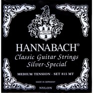 Hannabach 815MT Black Set di Corde Professionali per Chitarra Classica Silver Special