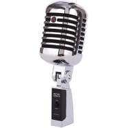 Eikon DM55 V2 Microfono Dinamico per Voce Vintage Style in Metallo