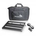 Palmer PEDALBAY 40 Pedana Regolabile per Effetti in Alluminio con Borsa 45 cm